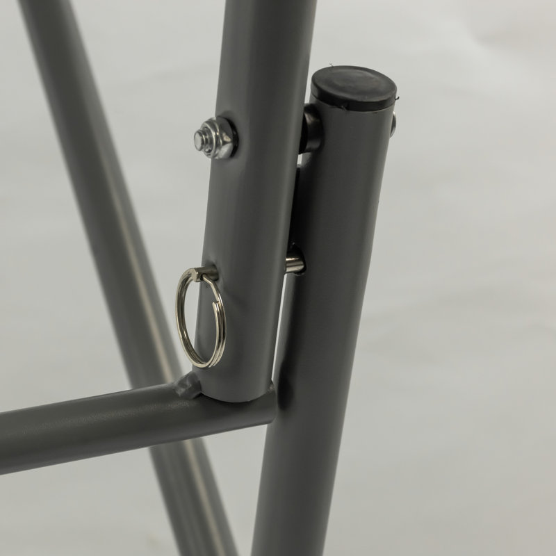 Luxdecor 32'' Round Events Party Cocktail White Plastic Bar Height